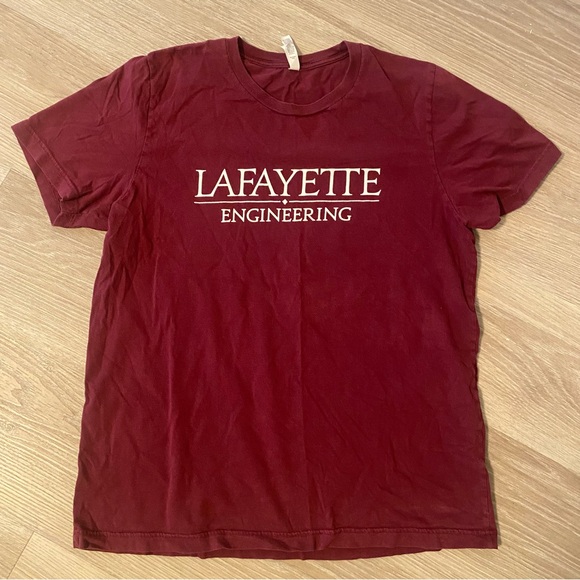 Bella Canvas Other - Men’s Large Lafayette Engineering Maroon T-Shirt